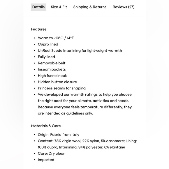 Babaton The Connor Coat - soft wool cashmere - Picture 4 of 15